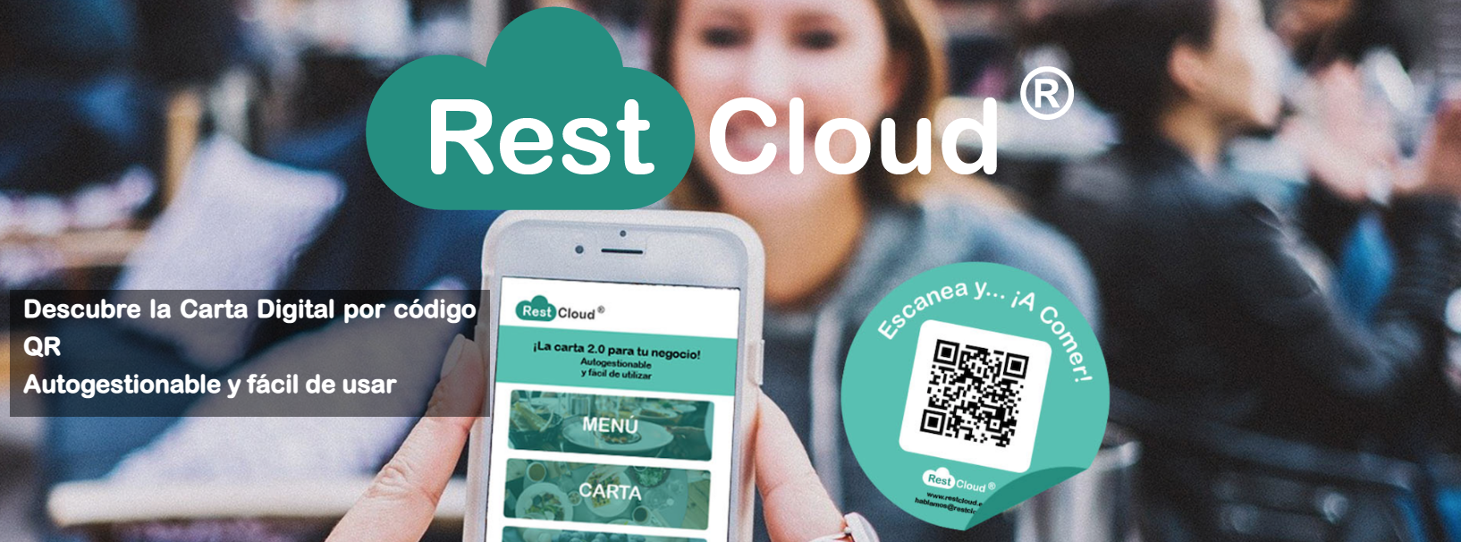 Descubre la Carta Digital por código QR Autogestionable y fácil de usar